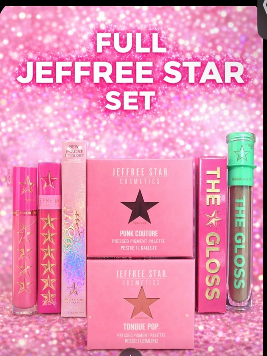 Jeffree Star Other - JEFFREE STAR COSMETICS BUNDLE 5 lip products 2 eye shadows